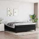 kontinentalseng med madras 160x200 cm stof sort
