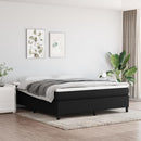 kontinentalseng med madras 180x200 cm stof sort