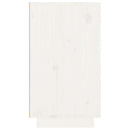 Vinskab 23x34x61 cm massivt fyrretræ hvid