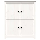 skænk 83x41,5x100 cm massivt fyrretræ hvid