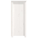 skænk 83x41,5x100 cm massivt fyrretræ hvid