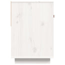 tv-bord 90x40x60 cm massivt fyrretræ hvid