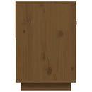 tv-bord 90x40x60 cm massivt fyrretræ gyldenbrun