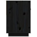 tv-bord 90x40x60 cm massivt fyrretræ sort