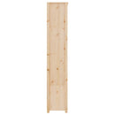 bogreol 80x35x183 cm massivt fyrretræ
