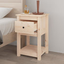 sengeborde 2 stk. 40x35x61,5 cm massivt fyrretræ