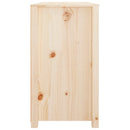 kommode 100x40x72 cm massivt fyrretræ