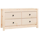 kommode 100x40x54 cm massivt fyrretræ