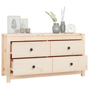 kommode 100x40x54 cm massivt fyrretræ