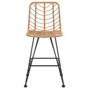 barstole 2 stk. 45x56x103,5 cm polyrattan og stål