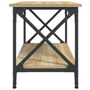 sidebord 55x38x45 cm konstrueret træ sonoma-eg