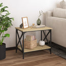 sidebord 55x38x45 cm konstrueret træ sonoma-eg