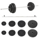 vægtstang med skiver 60 kg