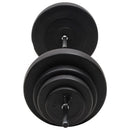 vægtstang med skiver 60 kg