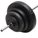 vægtstang med skiver 60 kg