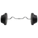 curl-vægtstang med skiver 60 kg