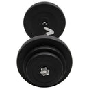 curl-vægtstang med skiver 60 kg