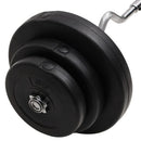 curl-vægtstang med skiver 60 kg