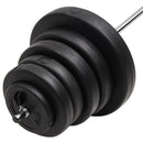 vægtstang med skiver 90 kg