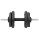 curl-vægtstang og håndvægt med skiver 60 kg