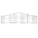 buede gabionkurve 5 stk. 200x30x40/60 cm galvaniseret jern