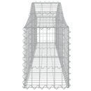 buede gabionkurve 13 stk. 200x30x40/60 cm galvaniseret jern