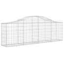 buede gabionkurve 3 stk. 200x30x60/80 cm galvaniseret jern