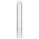 buede gabionkurve 5 stk. 200x30x200/220 cm galvaniseret jern