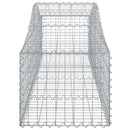 buede gabionkurve 6 stk. 200x50x40/60 cm galvaniseret jern