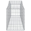 buede gabionkurve 15 stk. 200x50x60/80 cm galvaniseret jern