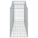 buede gabionkurve 30 stk. 200x50x80/100 cm galvaniseret jern
