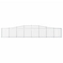 buede gabionkurve 5 stk. 400x30x60/80 cm galvaniseret jern