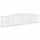 buede gabionkurve 25 stk. 400x30x80/100 cm galvaniseret jern