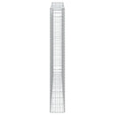 buede gabionkurve 3 stk. 400x30x220/240 cm galvaniseret jern