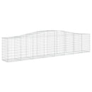 buede gabionkurve 5 stk. 400x50x80/100 cm galvaniseret jern