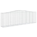 buede gabionkurve 20 stk. 400x50x120/140 cm galvaniseret jern