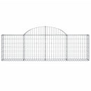 buede gabionkurve 20 stk. 200x30x60/80 cm galvaniseret jern