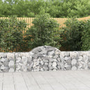 buede gabionkurve 25 stk. 200x30x60/80 cm galvaniseret jern