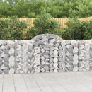 buede gabionkurve 30 stk. 200x30x100/120 cm galvaniseret jern