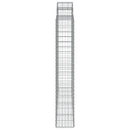 buede gabionkurve 3 stk. 200x30x180/200 cm galvaniseret jern