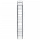 buede gabionkurve 6 stk. 200x30x180/200 cm galvaniseret jern