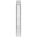 buede gabionkurve 3 stk. 200x30x200/220 cm galvaniseret jern