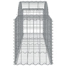 buede gabionkurve 13 stk. 200x50x60/80 cm galvaniseret jern