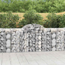 buede gabionkurve 50 stk. 200x50x100/120 cm galvaniseret jern