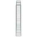 buede gabionkurve 3 stk. 200x50x180/200 cm galvaniseret jern