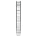 buede gabionkurve 9 stk. 200x50x180/200 cm galvaniseret jern