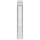 buede gabionkurve 10 stk. 200x50x180/200 cm galvaniseret jern
