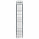 buede gabionkurve 7 stk. 200x50x200/220 cm galvaniseret jern