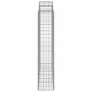 buede gabionkurve 9 stk. 200x50x200/220 cm galvaniseret jern
