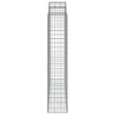 buede gabionkurve 11 stk. 200x50x200/220 cm galvaniseret jern